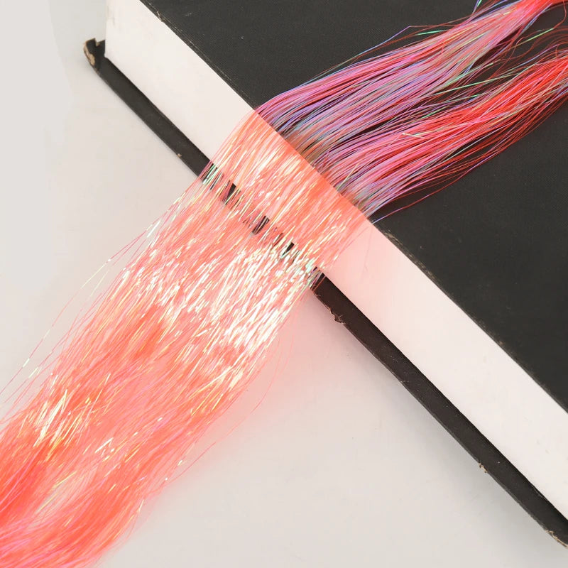 Colorful Fairy Tinsel Hair Extensions for Sparkly Party Hairstyles - 17