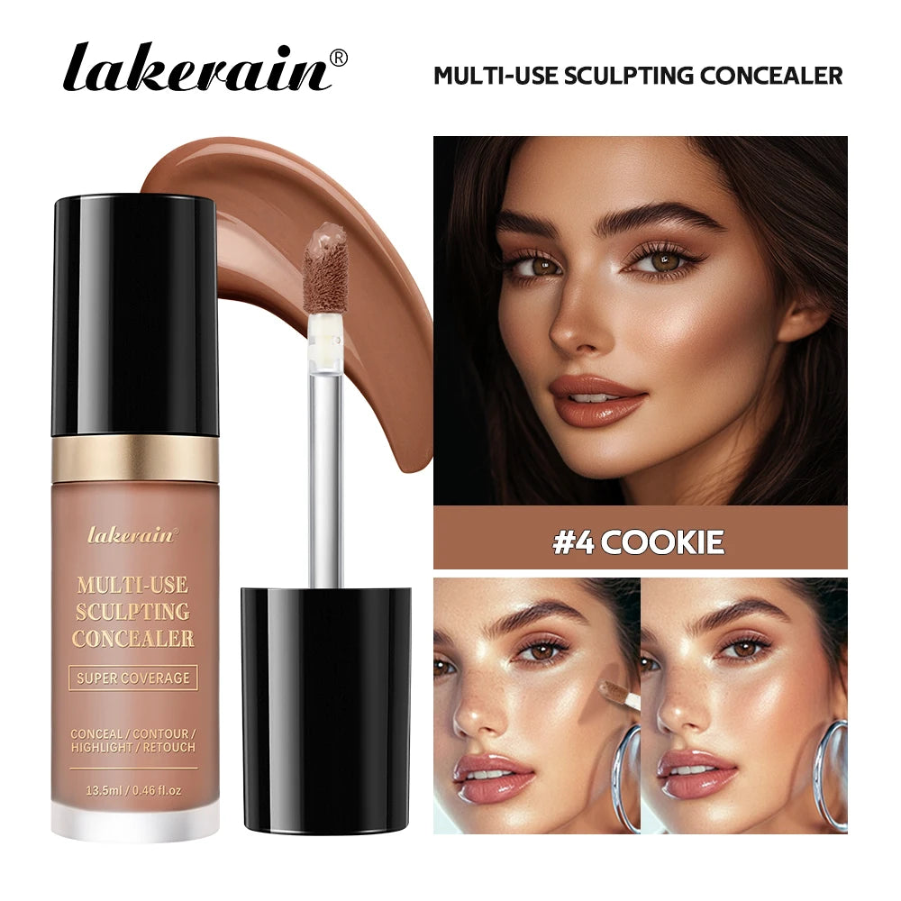 5-Color Full Coverage Waterproof Sculpting Concealer for Face and Blemishes - 29