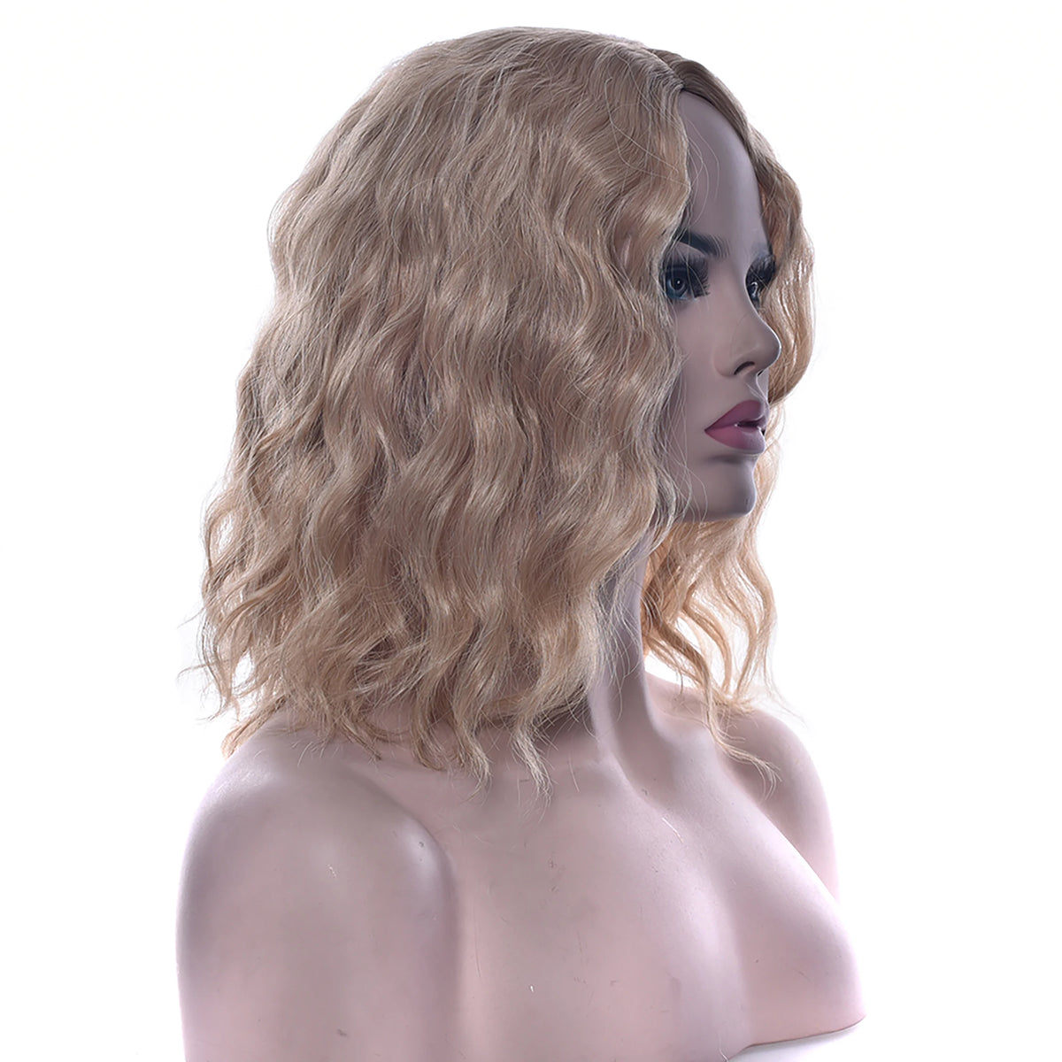 Short Curly Bob Wig for Daily Wear or Cosplay