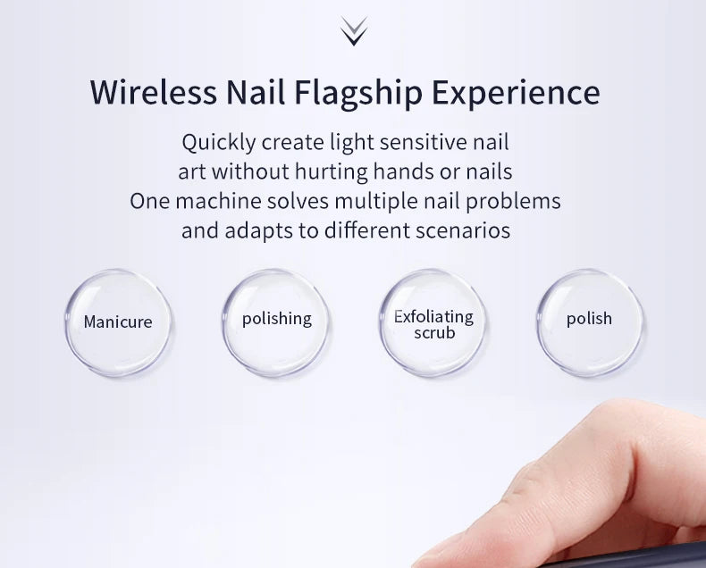 Electric Manicure and Pedicure Drill Kit for Professional Nail Care