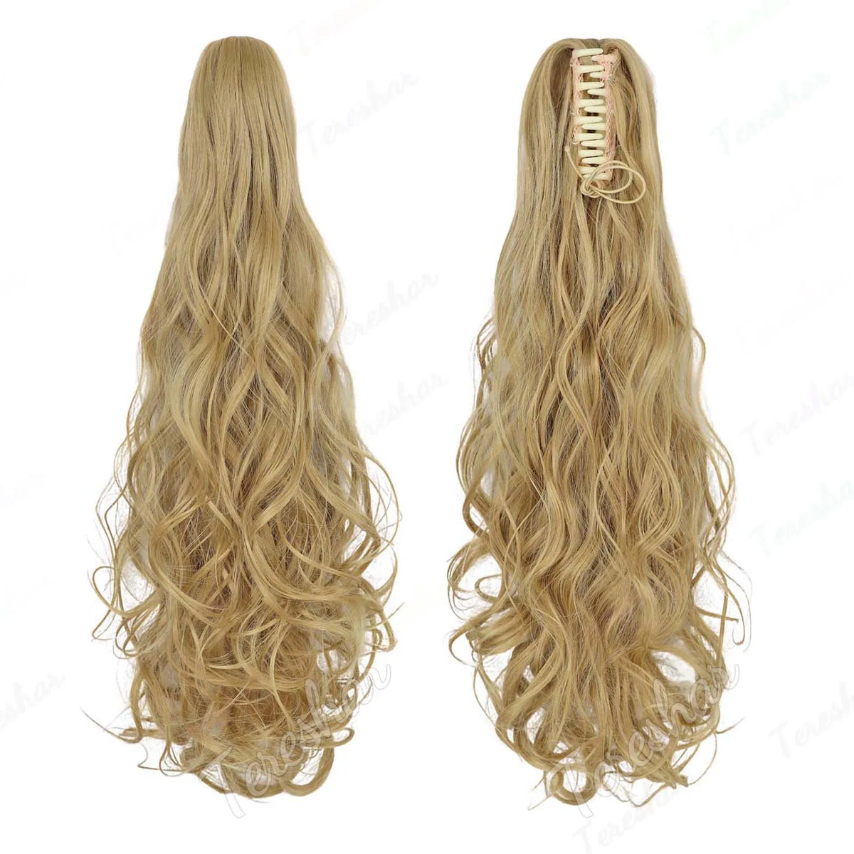 Wavy Claw Clip Ponytail Extension for Instant Volume and Length
