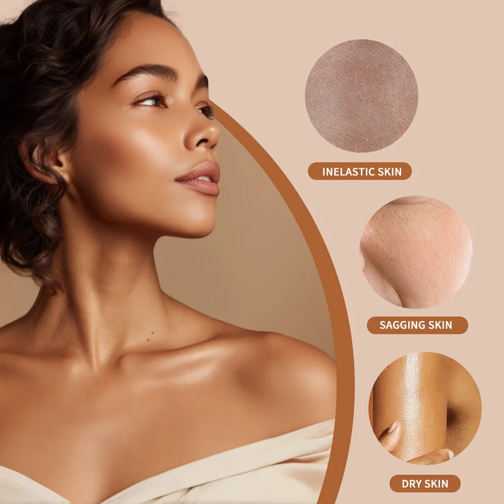 Radiant Cocoa Butter Body Gel Oil for Deep Hydration and Glowing Skin