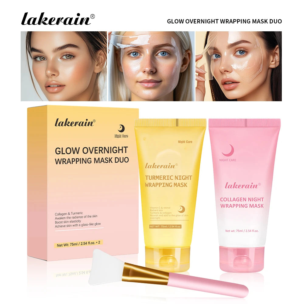 Overnight Hydrating and Firming Peel-Off Face Mask Duo Set - 18