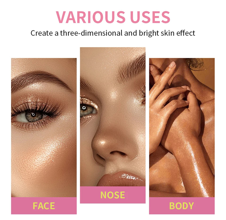 8-Color Cream Blush and Contouring Makeup Palette for Flawless Skin