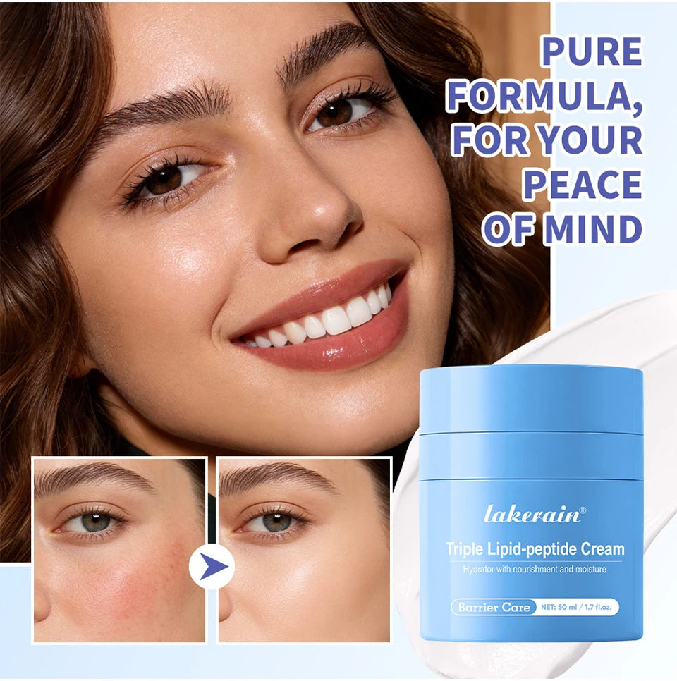 Triple Lipid Peptide Moisturizing Face Cream for Dry and Sensitive Skin - 8