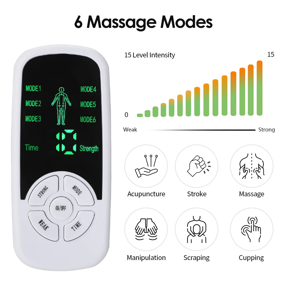 Portable Electric Neck and Body Muscle Massager for Pain Relief