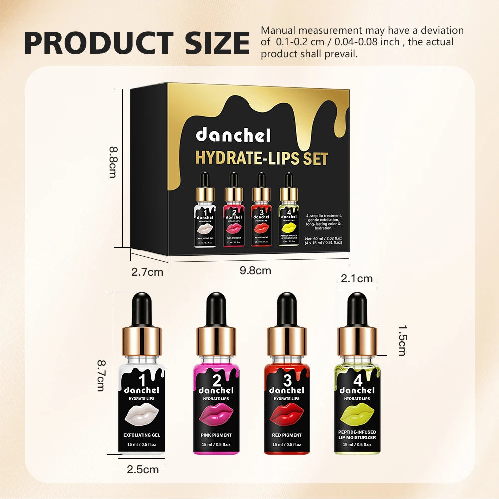 4-Step Complete Lip Care and Hydration Treatment Set
