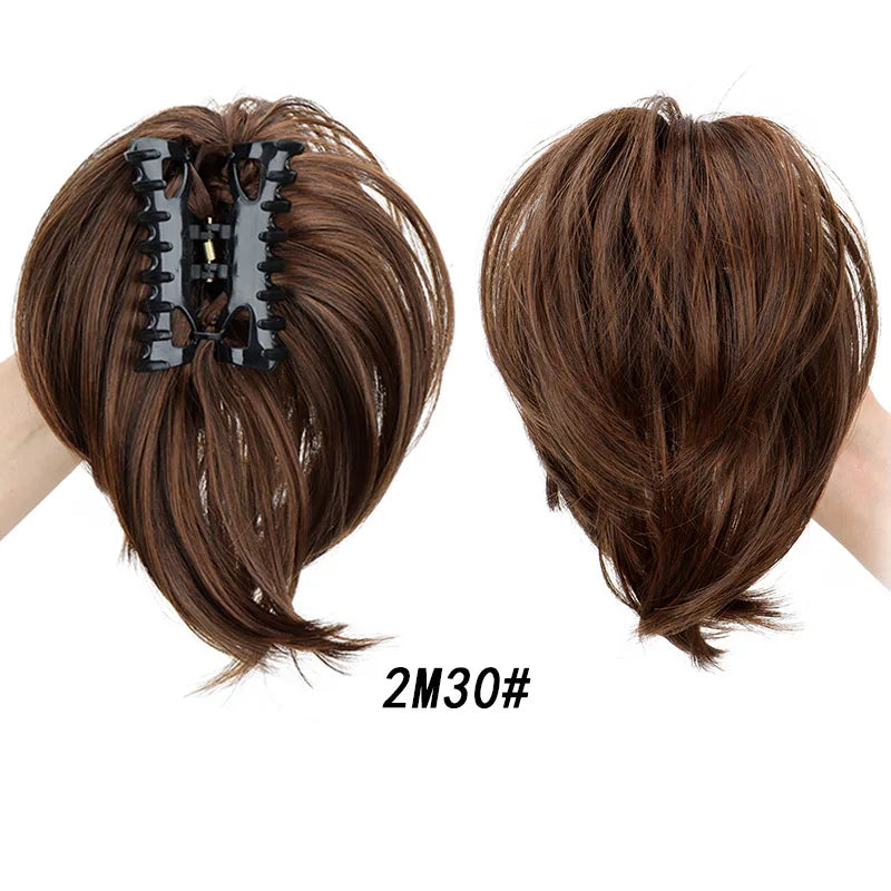 Messy Bun Claw Clip Hair Extension for Quick and Natural Updo Hairstyles - 14