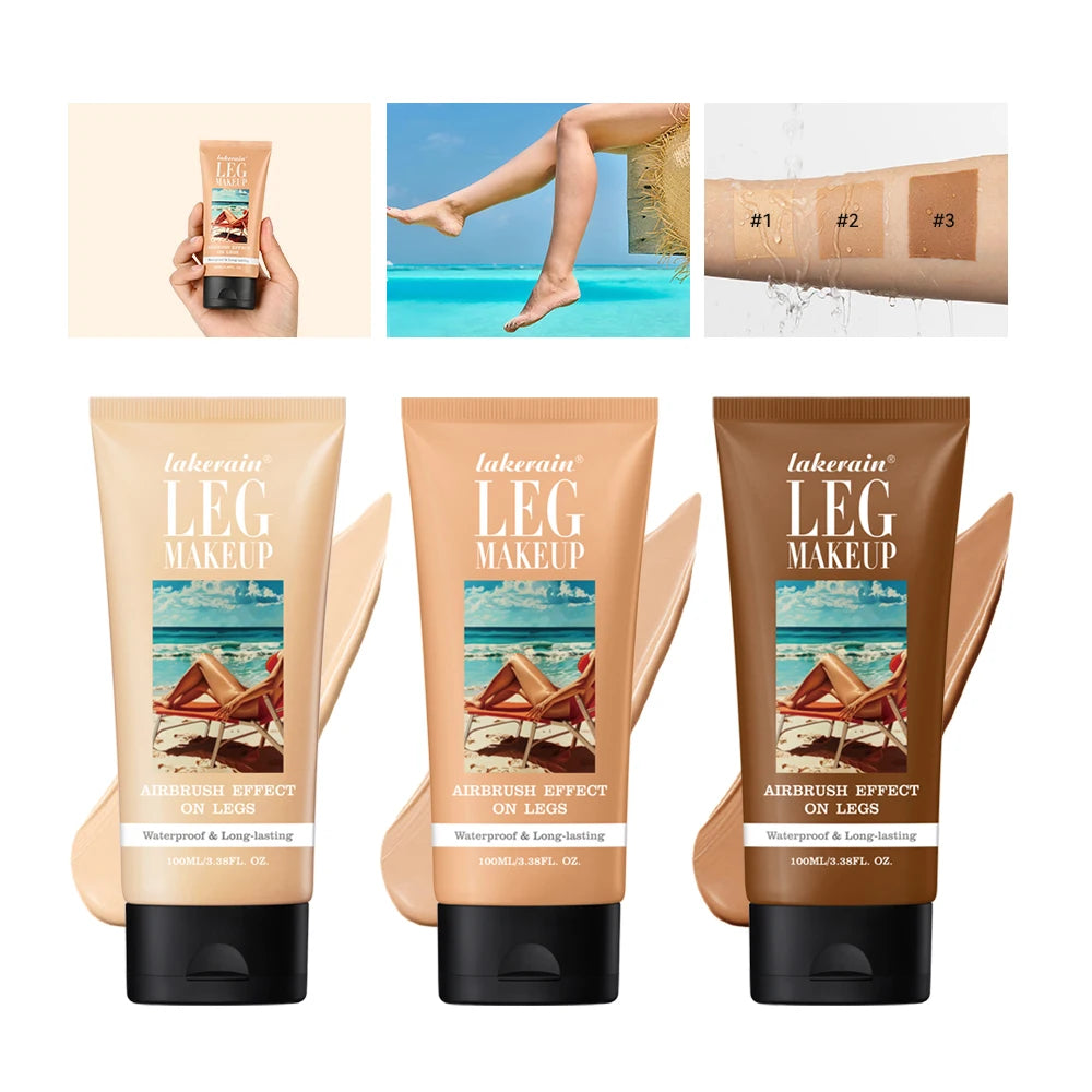 Waterproof Leg Makeup Foundation for Flawless Even Skin Tone - 1