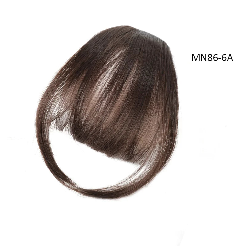 Clip-In Synthetic Wispy Bangs Hair Extension with Temples - 10