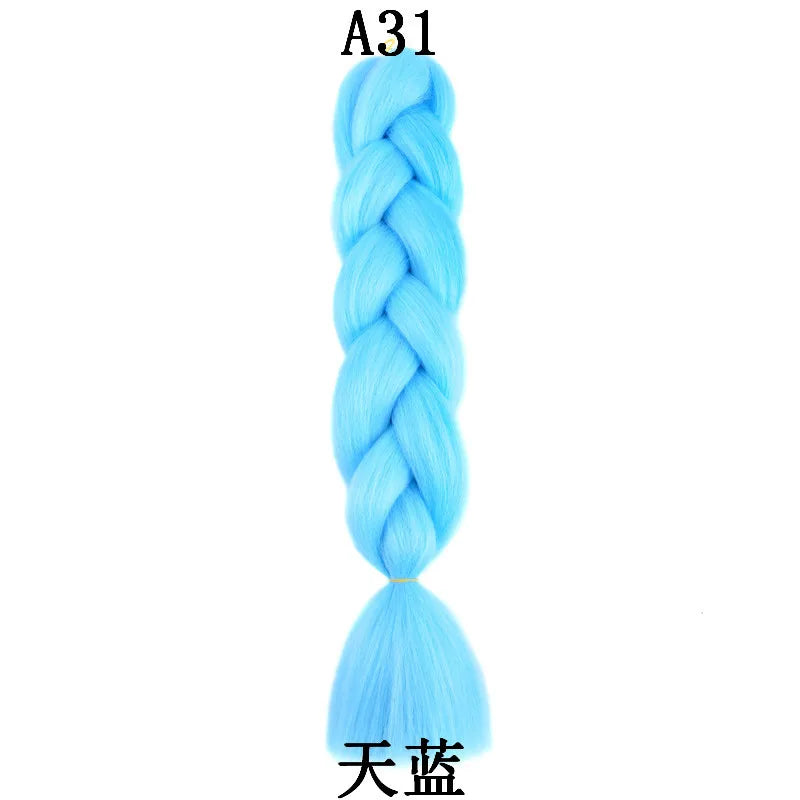 24-Inch Synthetic Jumbo Braiding Hair Extensions - 41