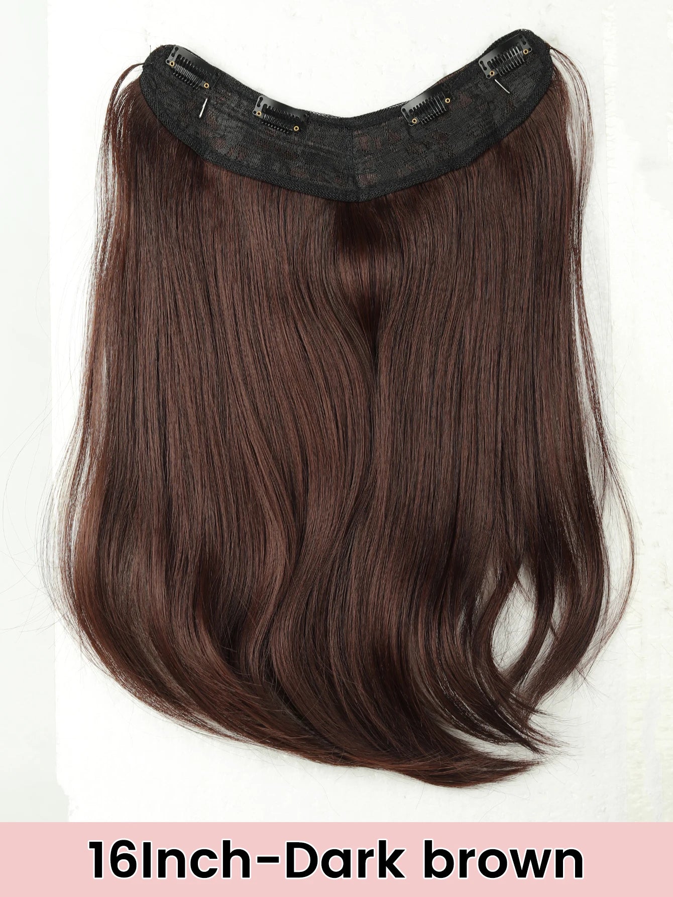 V-Shape Clip-In Hair Extensions for Instant Length and Volume - 23