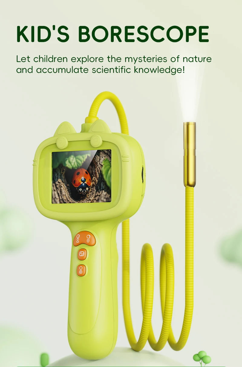 HD Borescope Inspection Camera for Kids Nature Exploration and Science - 7