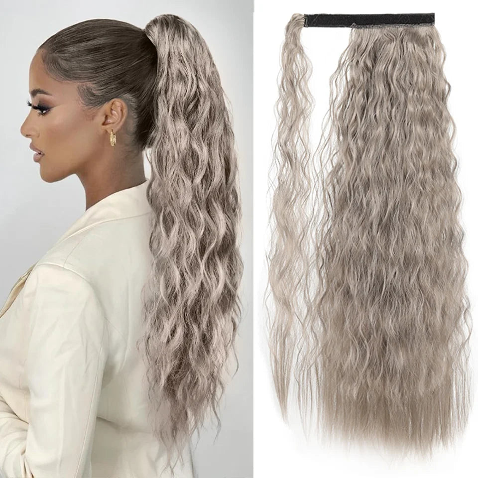 Wavy Wrap-Around Ponytail Extension for Instant Volume - 11