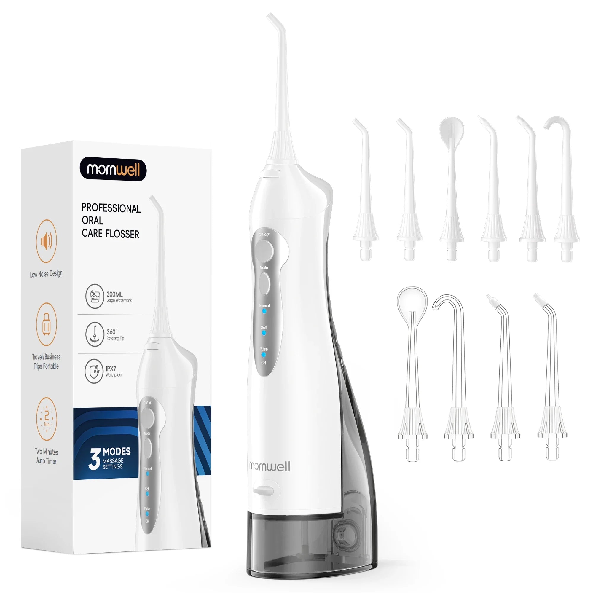 Portable Electric Water Flosser for Teeth Cleaning and Gum Health - 16
