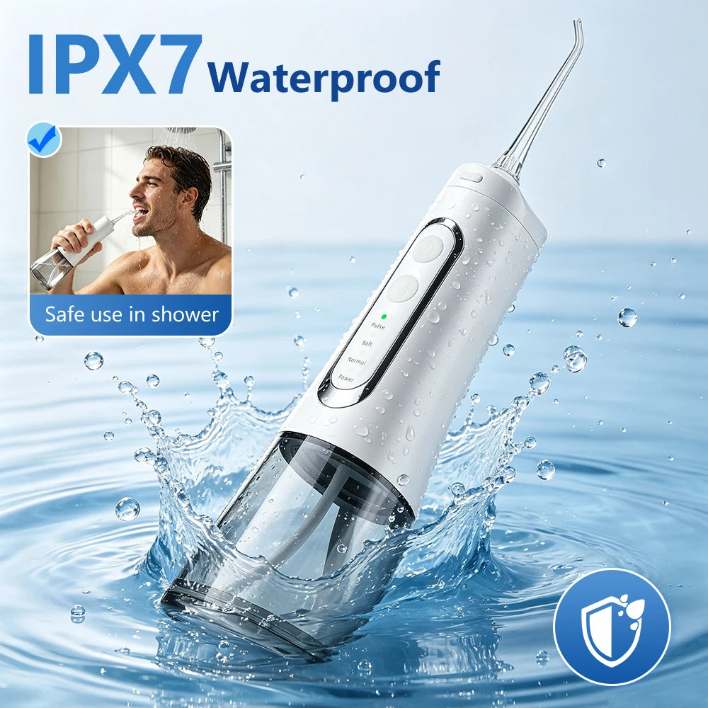 Portable Rechargeable Water Flosser for Deep Teeth and Gum Cleaning - 4