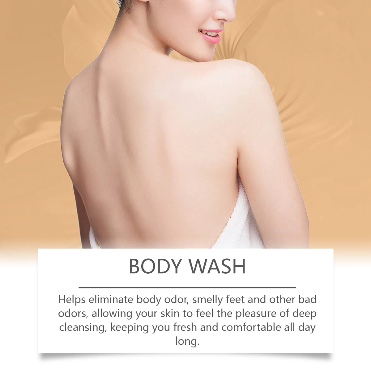 Persimmon Body Wash for Natural Odor Elimination and Skin Refreshment