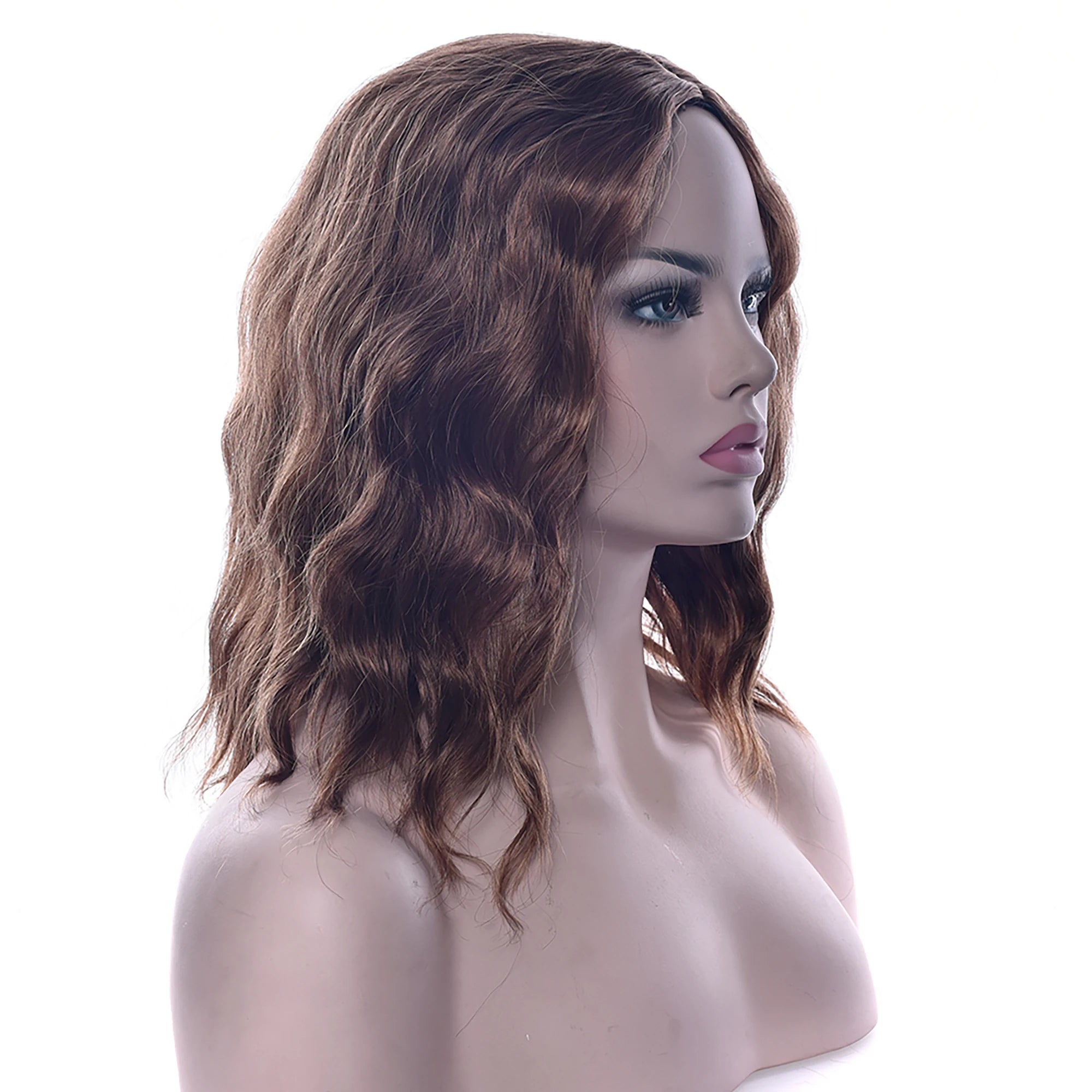 Short Curly Bob Wig for Daily Wear or Cosplay - 16