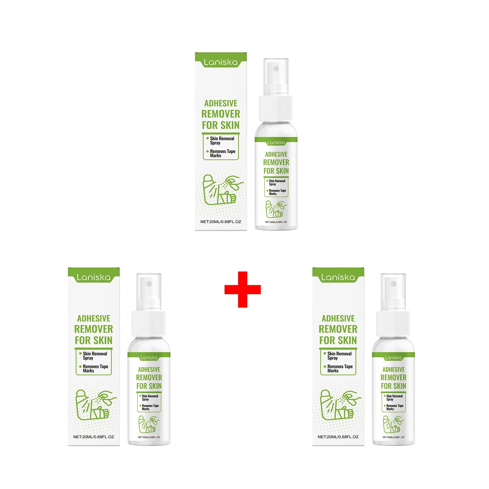 Gentle Adhesive Remover Spray for Skin and Tape Residue - 18