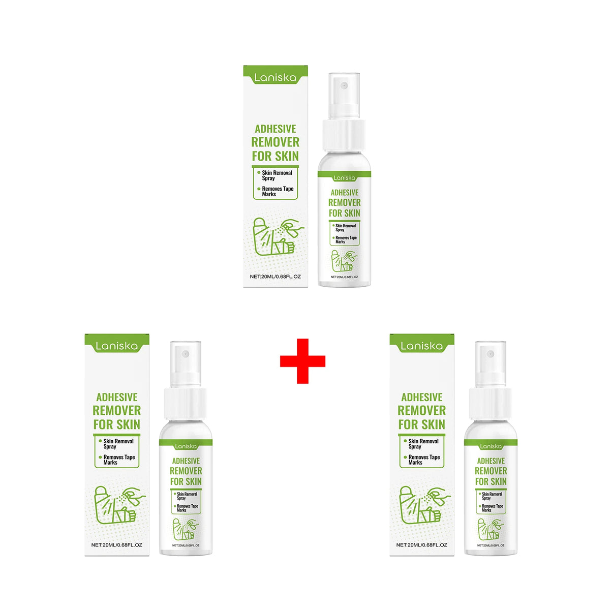Gentle Adhesive Remover Spray for Skin and Tape Residue