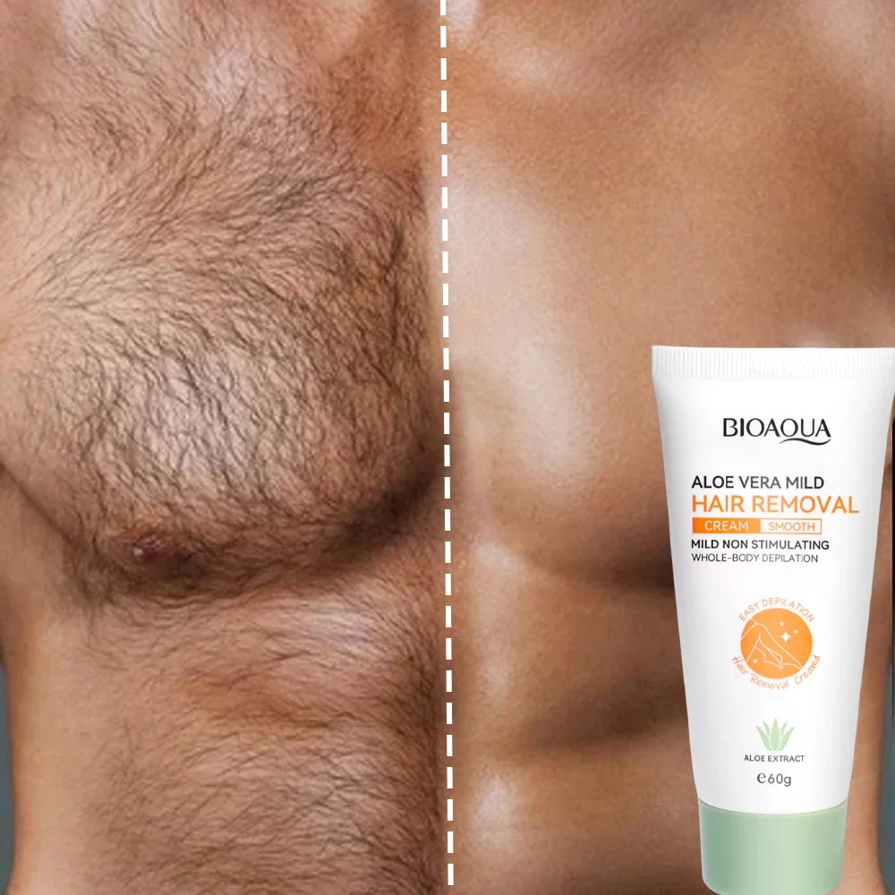 Painless Aloe Vera Hair Removal Cream for Full Body and Intimate Areas - 8
