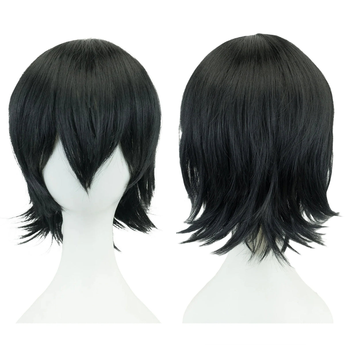 Short Bob Cosplay Wig with Bangs for Costume Parties and Daily Wear