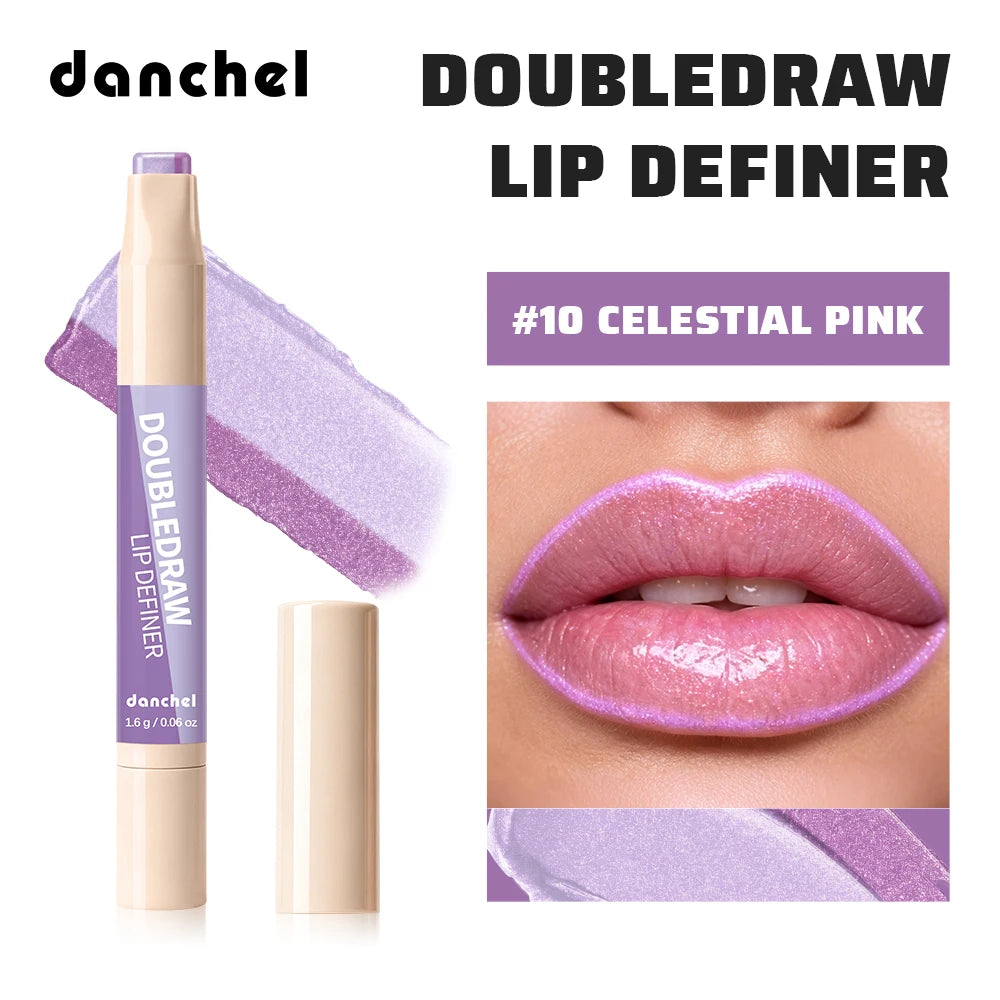 2-in-1 Dual Ended Matte Lip Contour Liner and Hydrating Gloss Pen - 27
