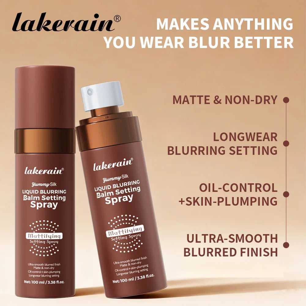Liquid Blurring Balm Setting Spray for Long-Lasting Matte Makeup Finish - 3