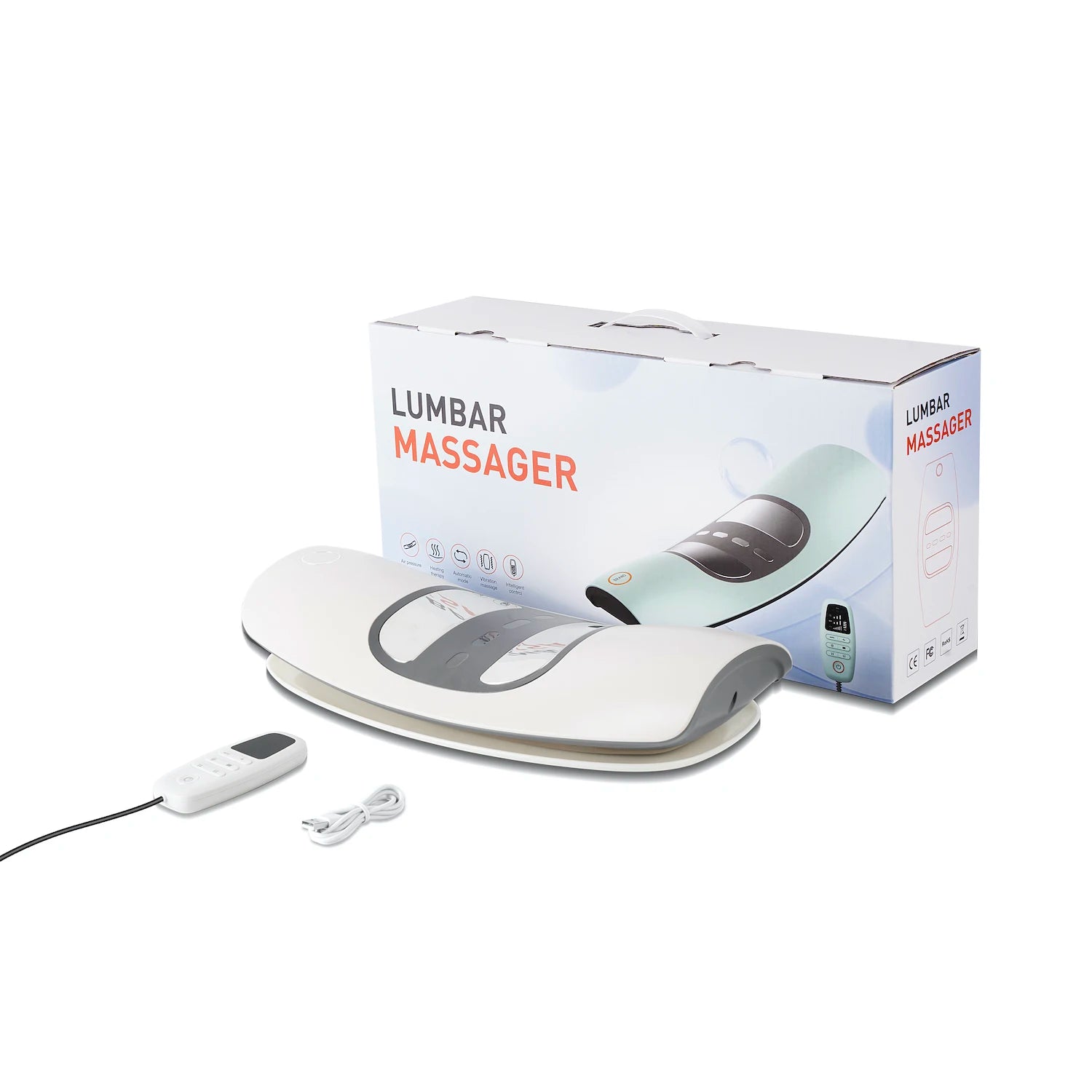 Electric Lumbar Traction Device with Dynamic Airbag Massage for Back Pain - 14