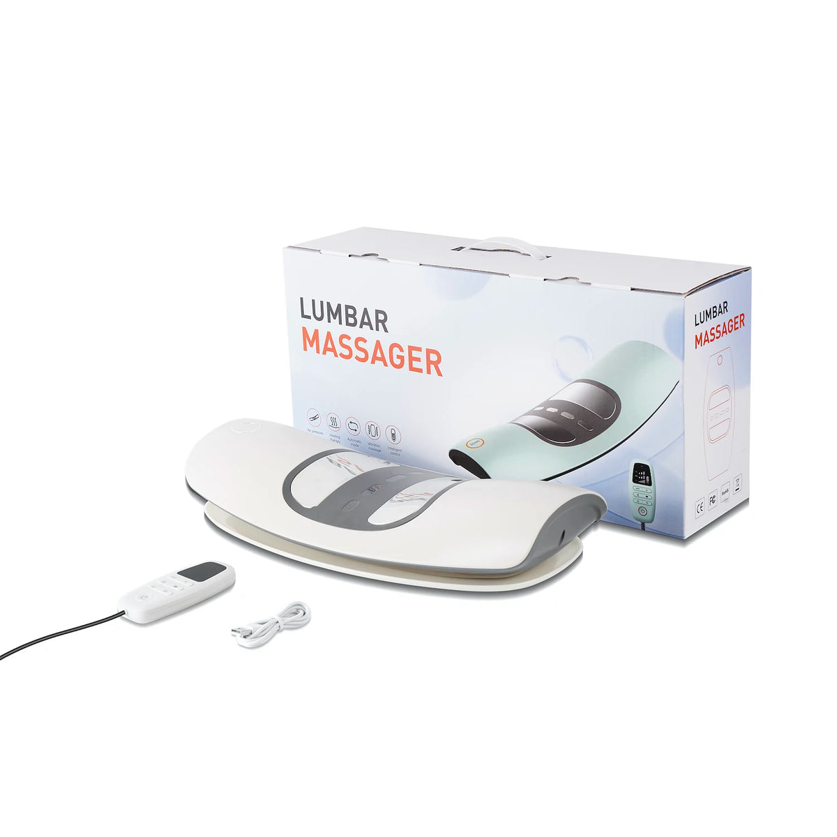 Electric Lumbar Traction Device with Dynamic Airbag Massage for Back Pain