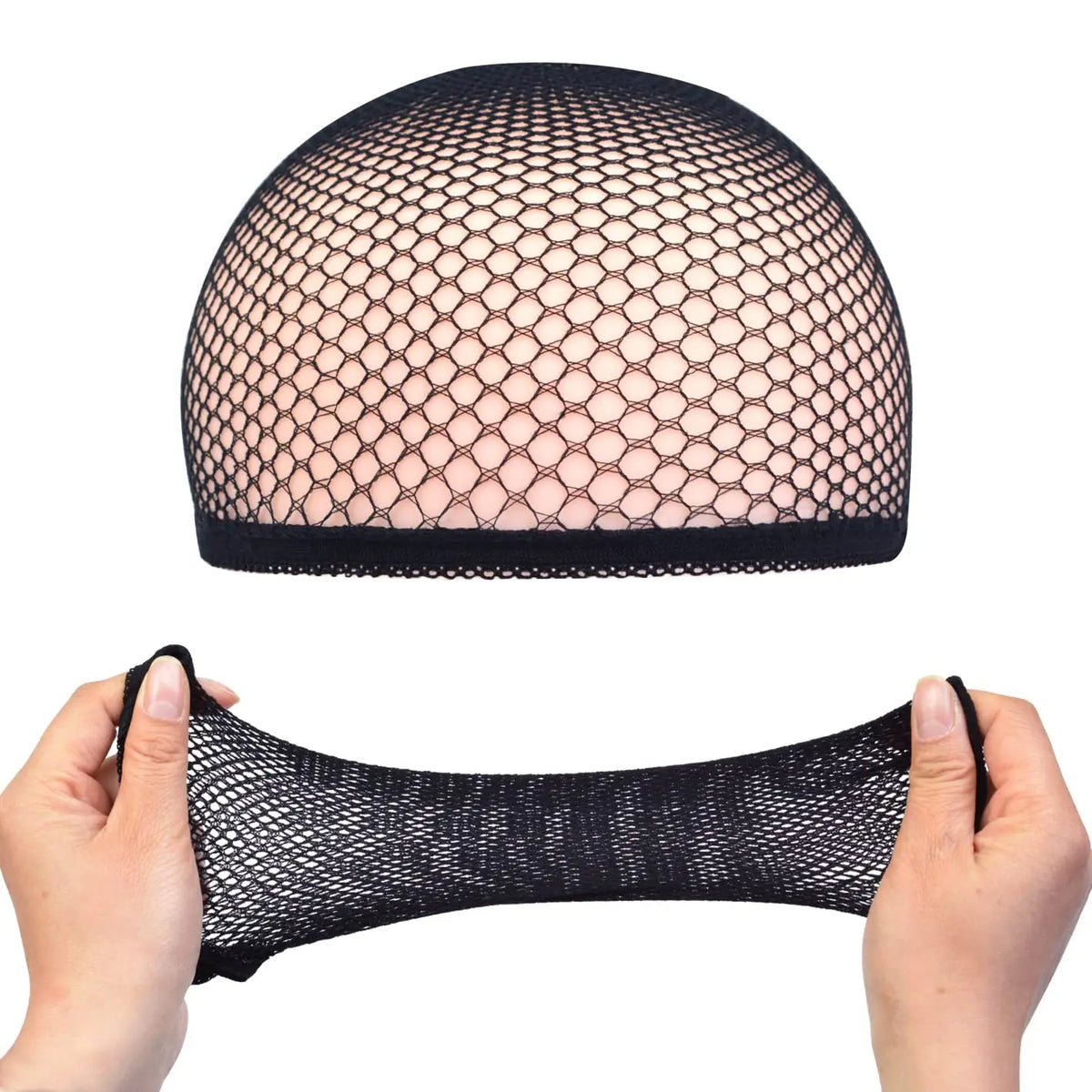 Breathable Elastic Mesh Wig Cap for Secure Hair Styling