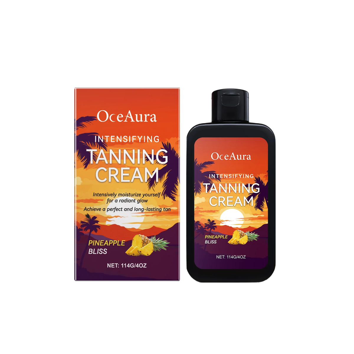 Intensifying Skin Tanning Accelerator Cream for Radiant Sun-Kissed Glow
