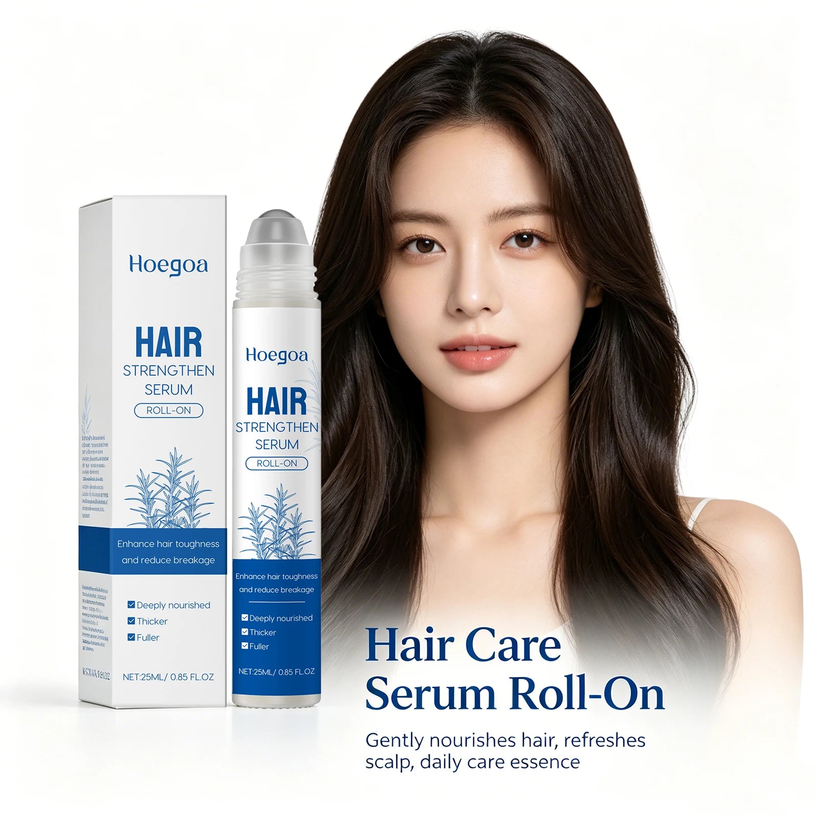 Rosemary Hair Growth Serum Roller for Thinning Hair and Scalp Nourishment - 1