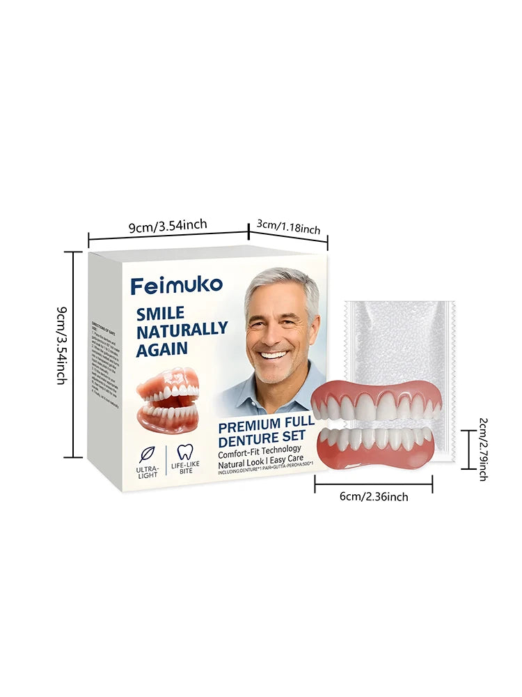 Instant Full Set Dentures for Natural Smile and Confidence - 17