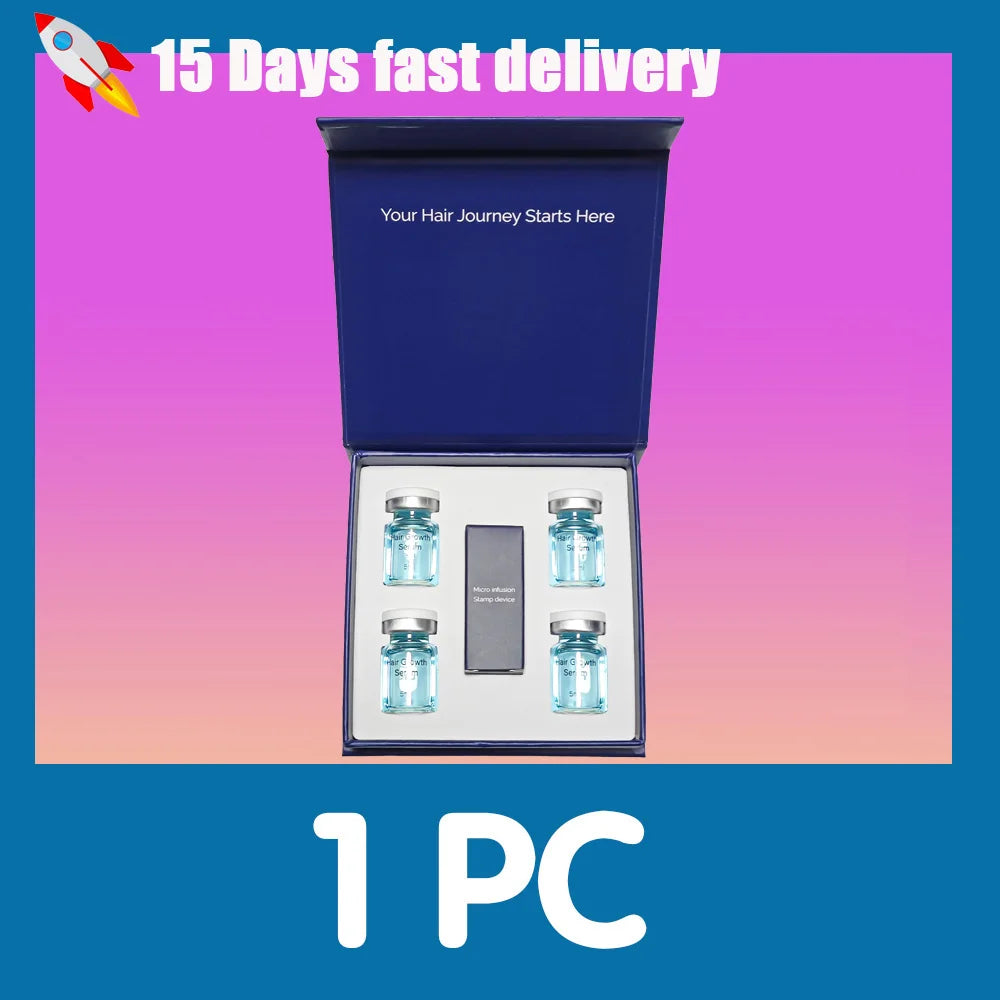 Microneedle Scalp Serum Kit for Hair Regrowth and Follicle Nourishment