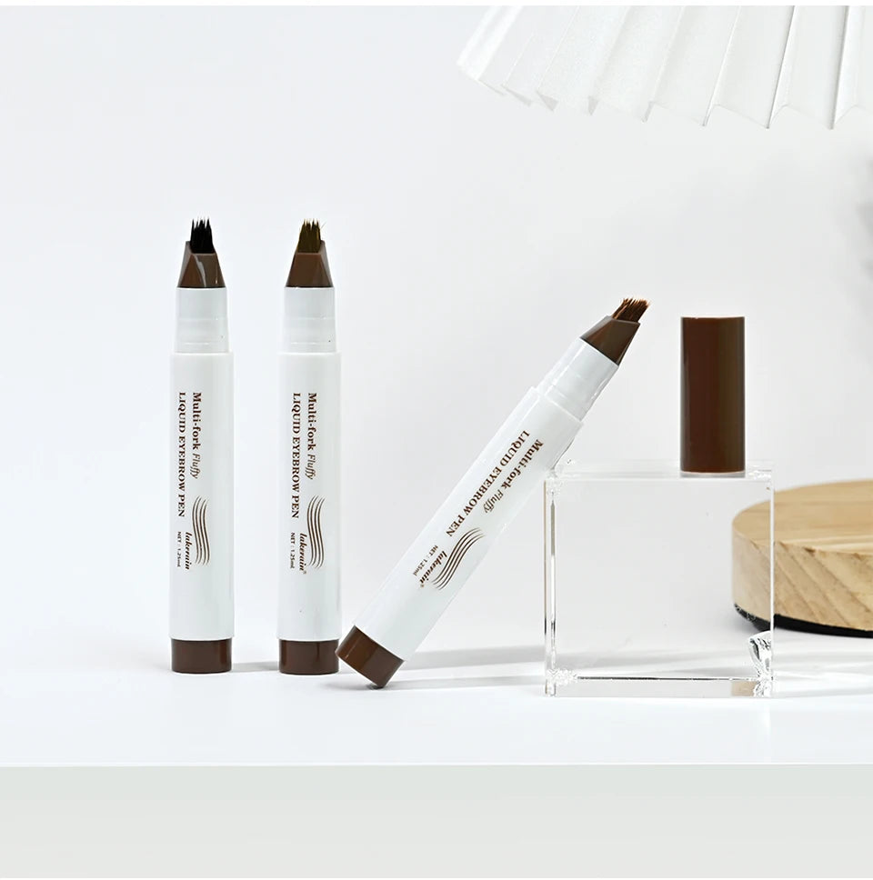 Waterproof Multi-Fork Liquid Eyebrow Pen for Natural Fluffy Brows - 20