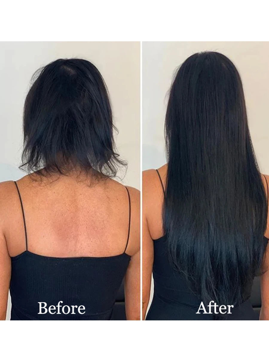 24 Inch Invisible Wire Halo Hair Extension for Instant Length - 7