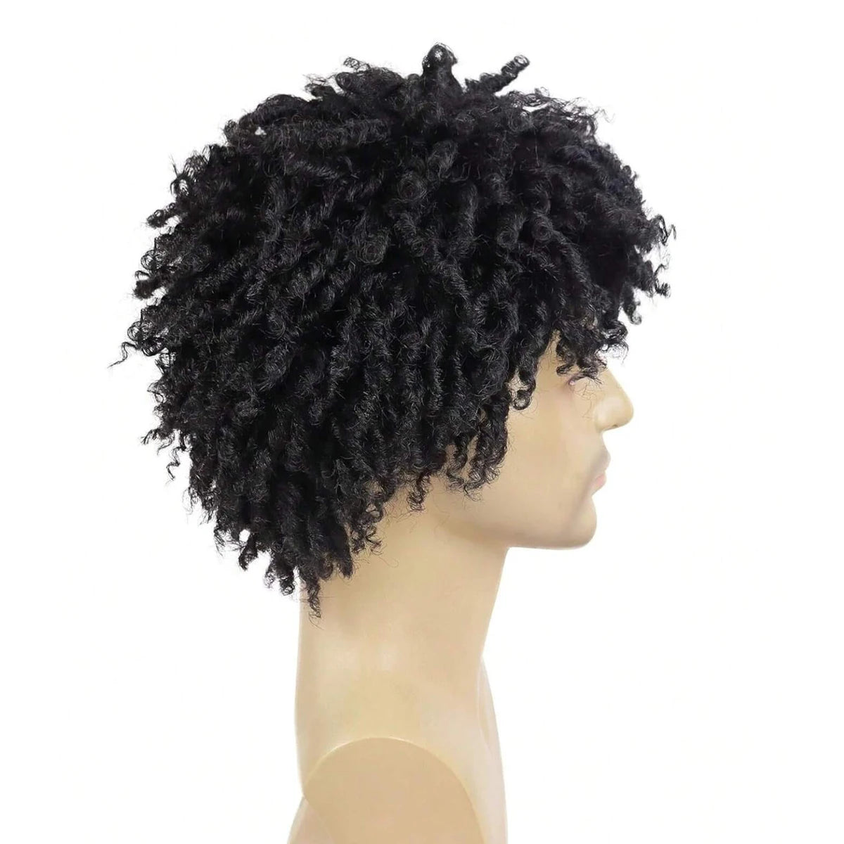 Short Braided Afro Dreadlock Wig for Men