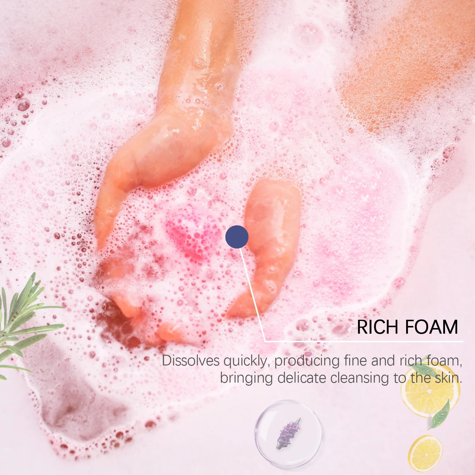 Aromatherapy Bath Bombs for Stress Relief and Moisturizing Skin Care - 17