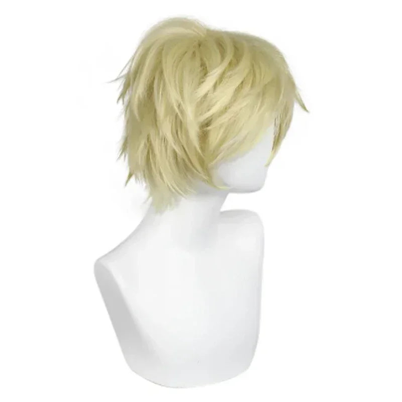 Short Layered Synthetic Cosplay Wig for Costume Parties and Events - 14
