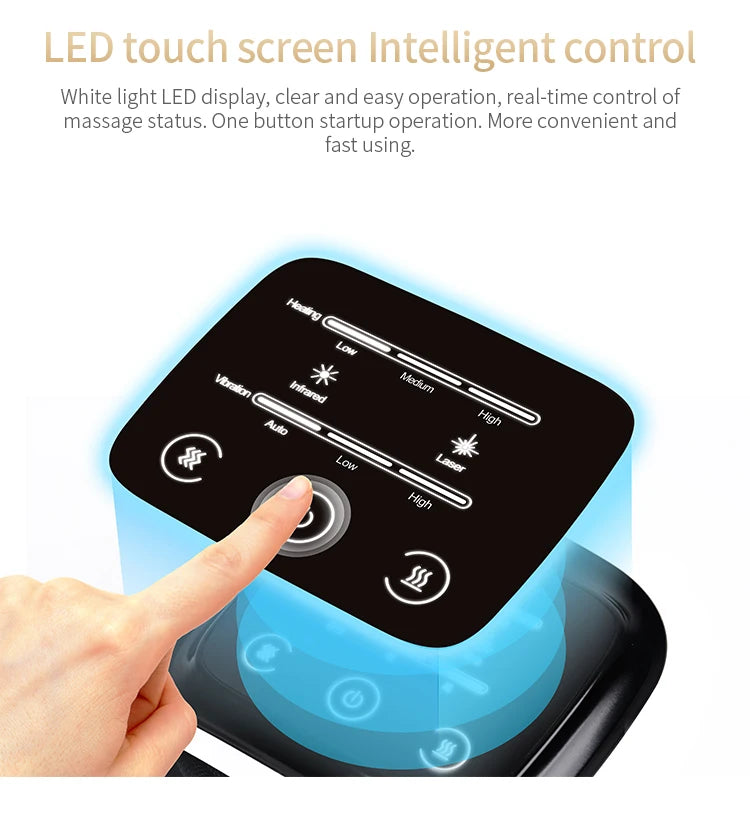 Cordless Knee and Joint Vibration Massager for Pain Relief and Relaxation