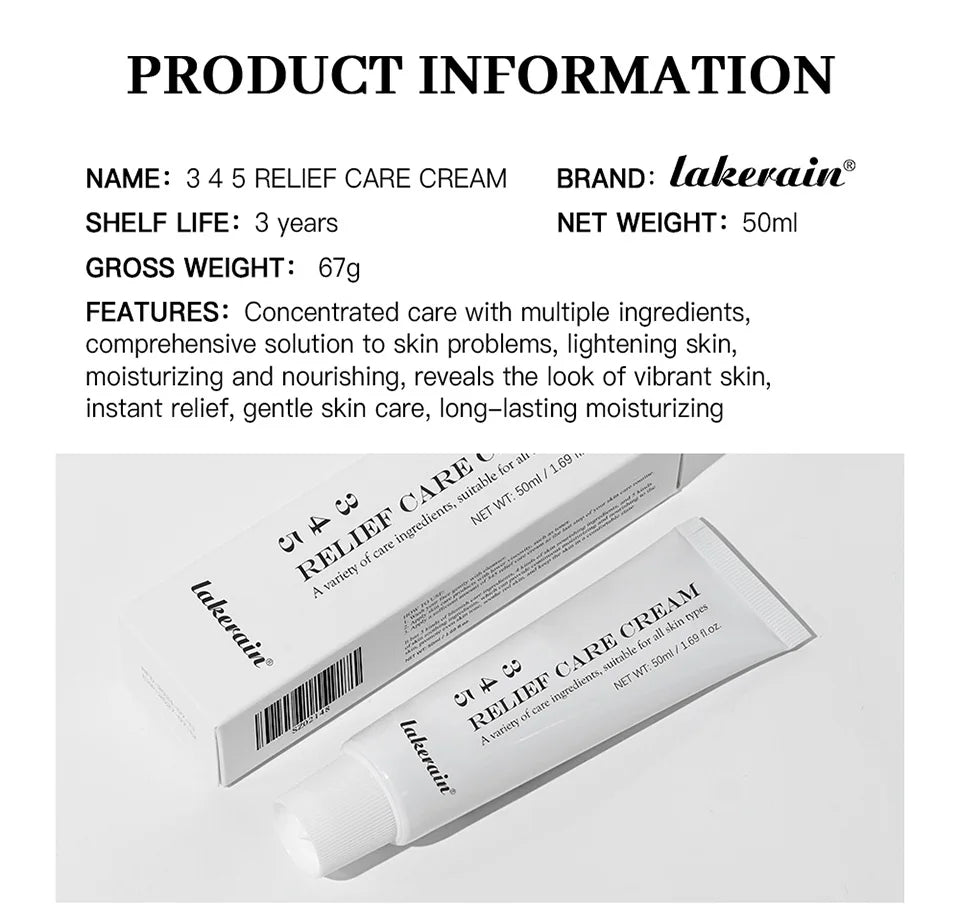 3 4 5 Relief Face Cream for Acne-Prone and Sensitive Skin - 17