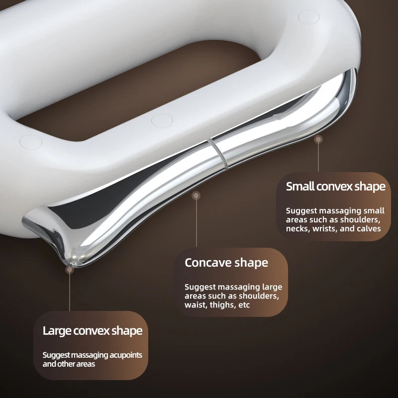 Electric Muscle Relaxation Fascia Blade with Microcurrent Vibration
