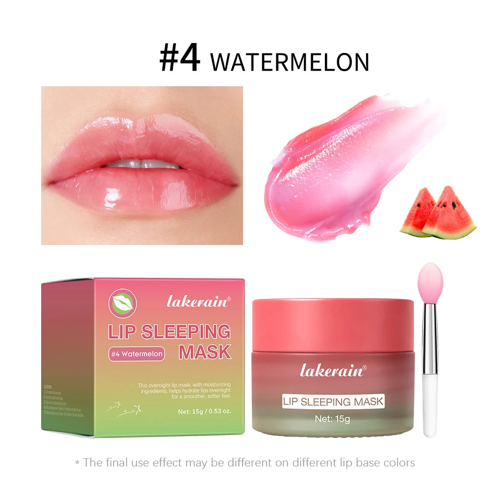 Dual-Color Hydrating Lip Sleeping Mask for Dry and Cracked Lips