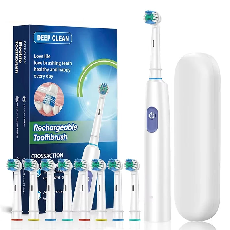 Rechargeable Rotating Electric Toothbrush for Deep Teeth Cleaning - 19
