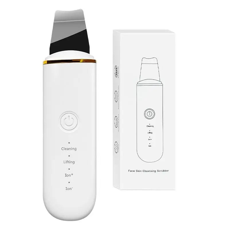 Ultrasonic Skin Scrubber Face Spatula for Deep Cleansing and Pore Care