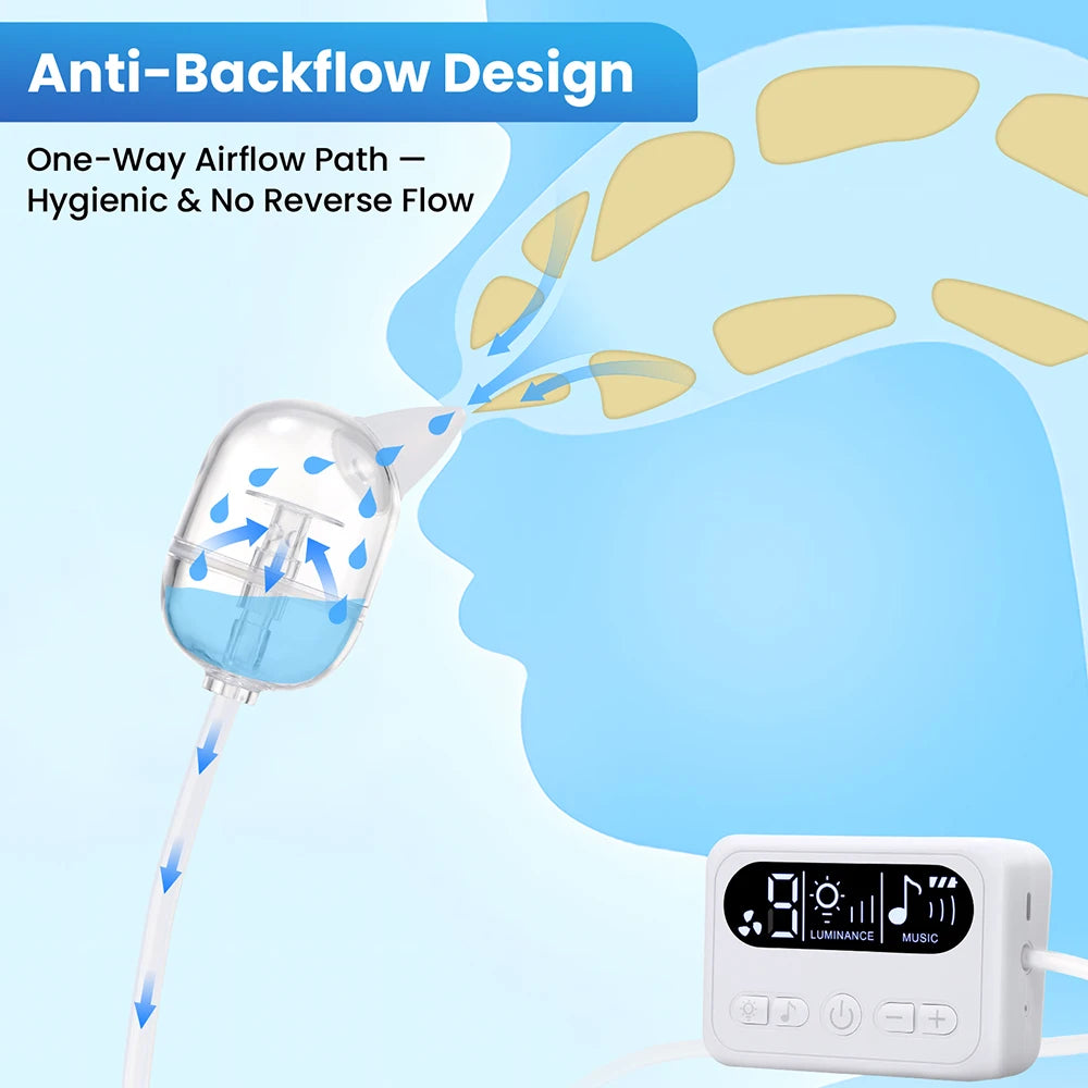 Electric Baby Nasal Aspirator with Music and Suction Control