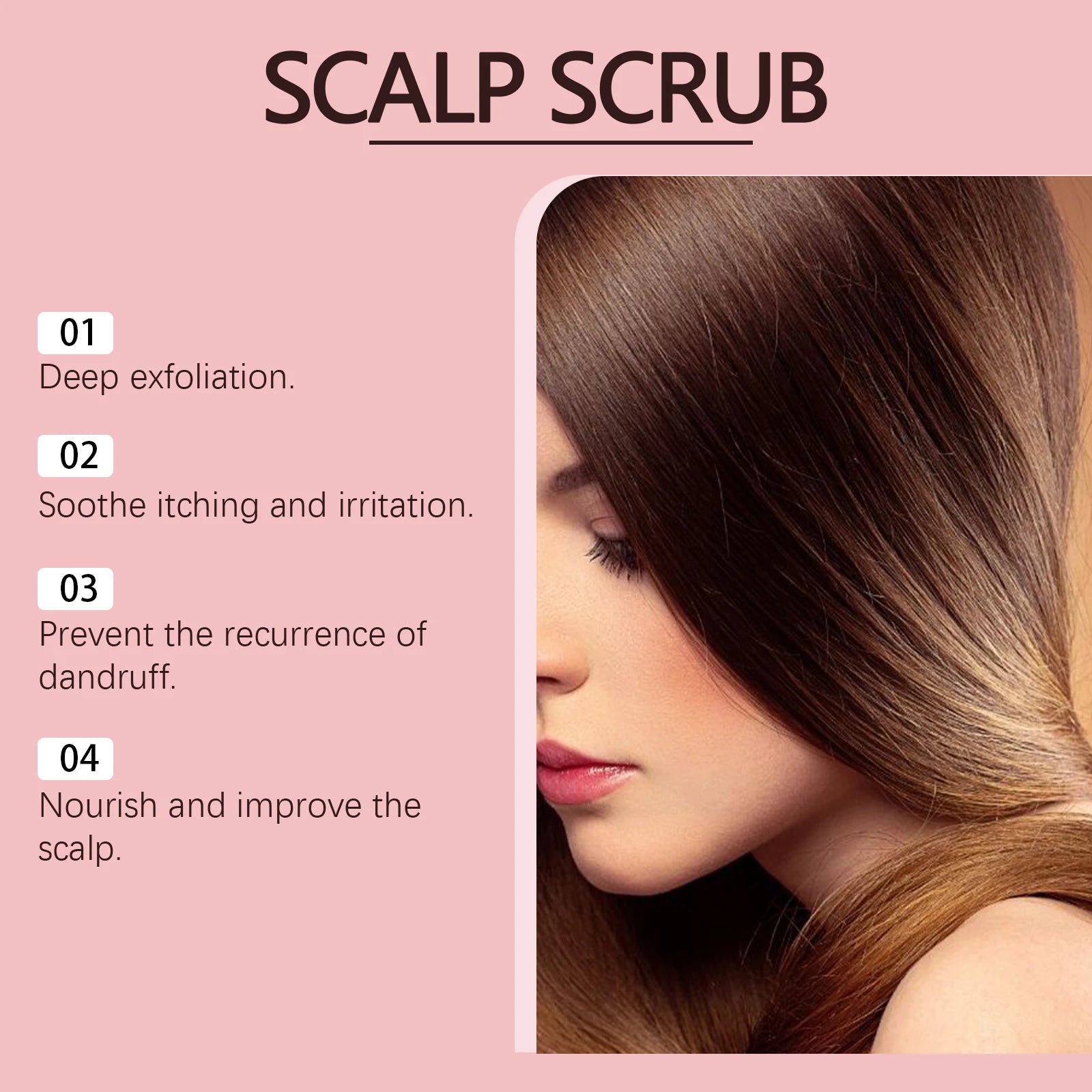 Deep Cleansing Scalp Exfoliator for Dandruff Relief and Oil Control - 10