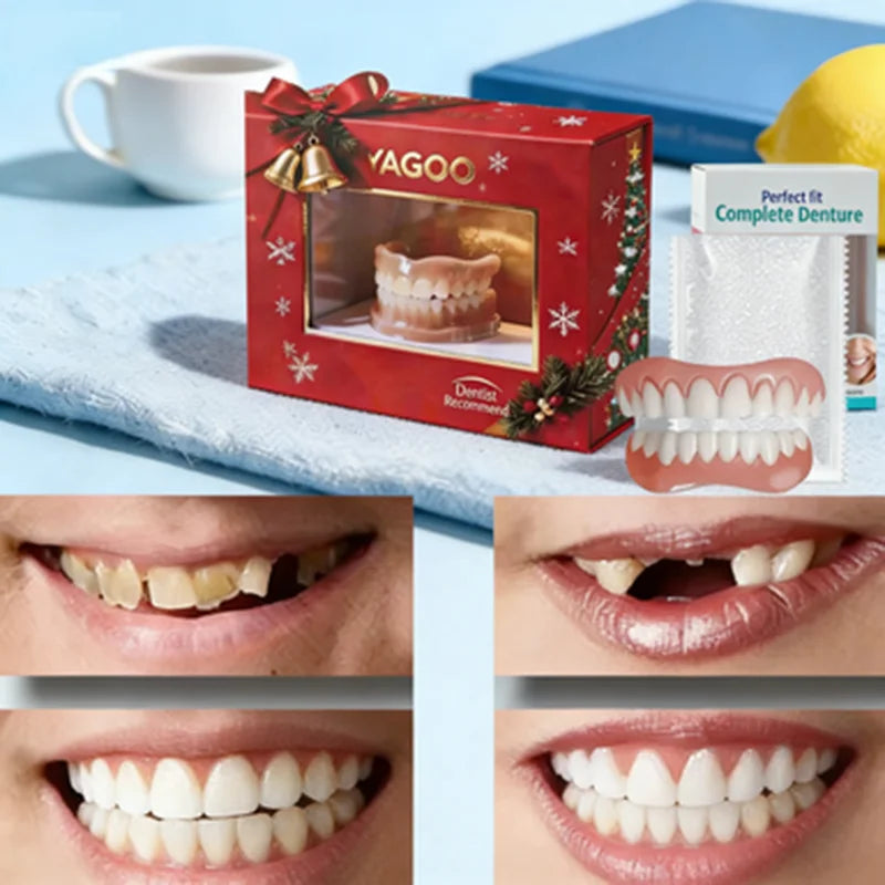 Silicone Dental Veneers for Instant Natural Smile and Teeth Whitening