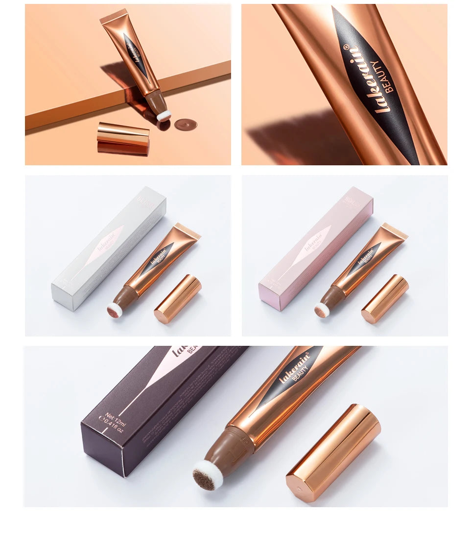 Liquid Face Contour and Highlighter Wand with Cushion Applicator - 22